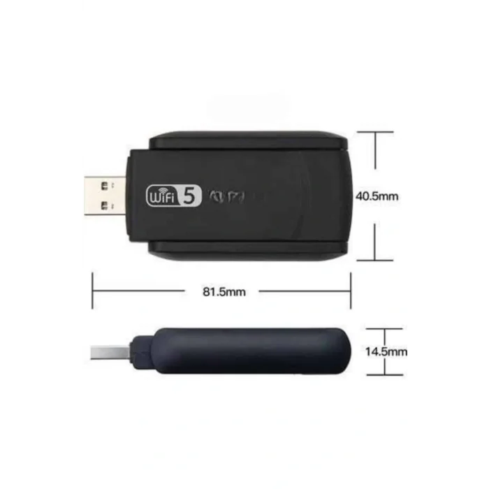 Wifi Alıcı Dual Band Usb 3.0 Adaptör Kablosuz Windows 7/8/10/11