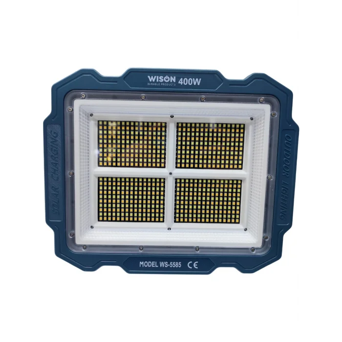 Wıson WS-5585 Çok Fonksiyonlu 3 Solar Panelli 400W Spot Aydınlatma