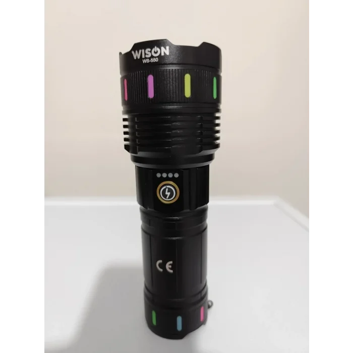 Ws-550 30w 3000 Lümen Zoomlu Profosyonel El Feneri (5047)