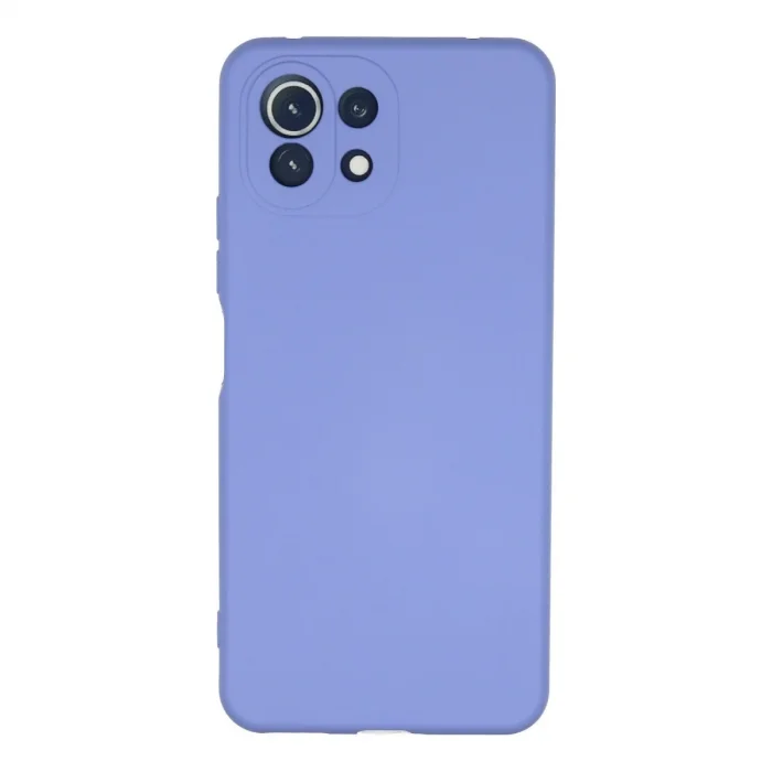 Xiaomi Mi 11 Lite Kılıf Nano İçi Kadife Silikon - Lila