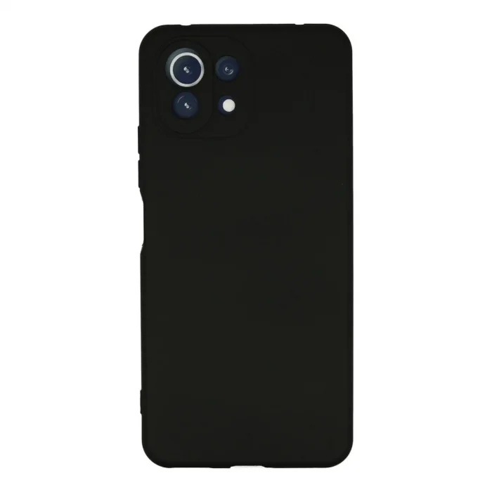 Xiaomi Mi 11 Lite Kılıf Nano İçi Kadife Silikon - Siyah