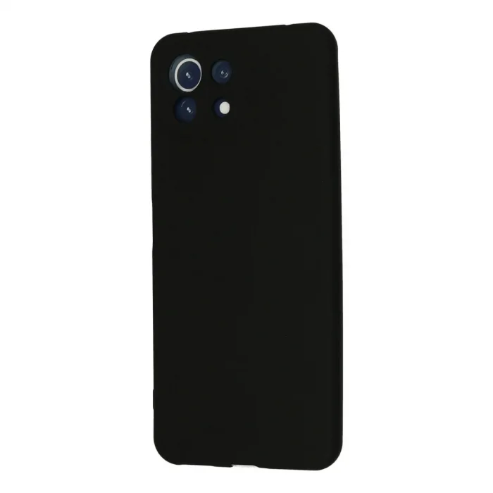 Xiaomi Mi 11 Lite Kılıf Nano İçi Kadife Silikon - Siyah