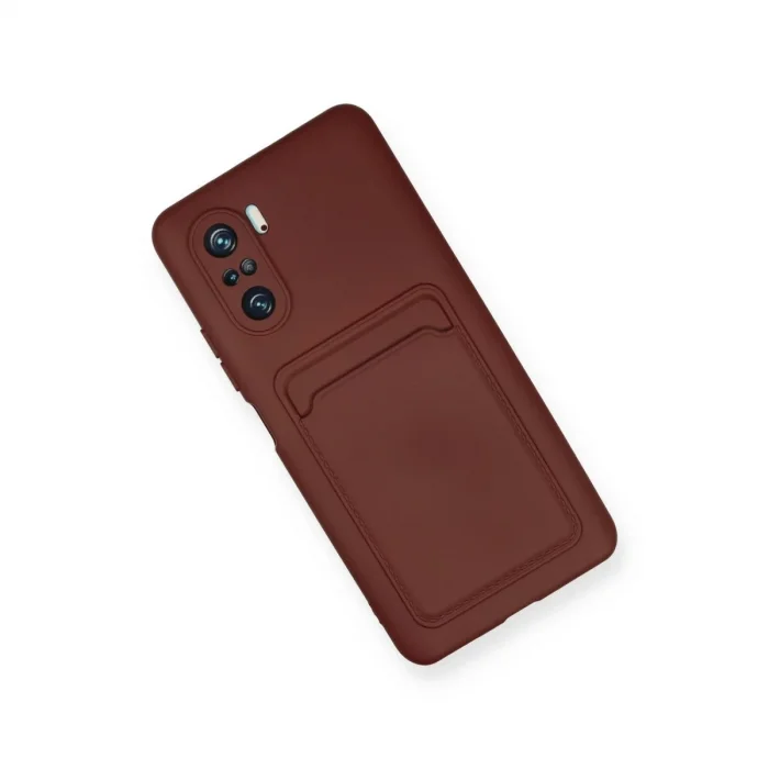 Xiaomi Mi 11i Kılıf Kelvin Kartvizitli Silikon - Bordo