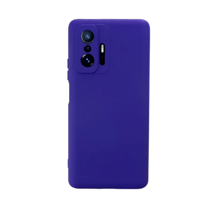 Xiaomi Mi 11t Pro Kılıf Nano İçi Kadife Silikon - Mor