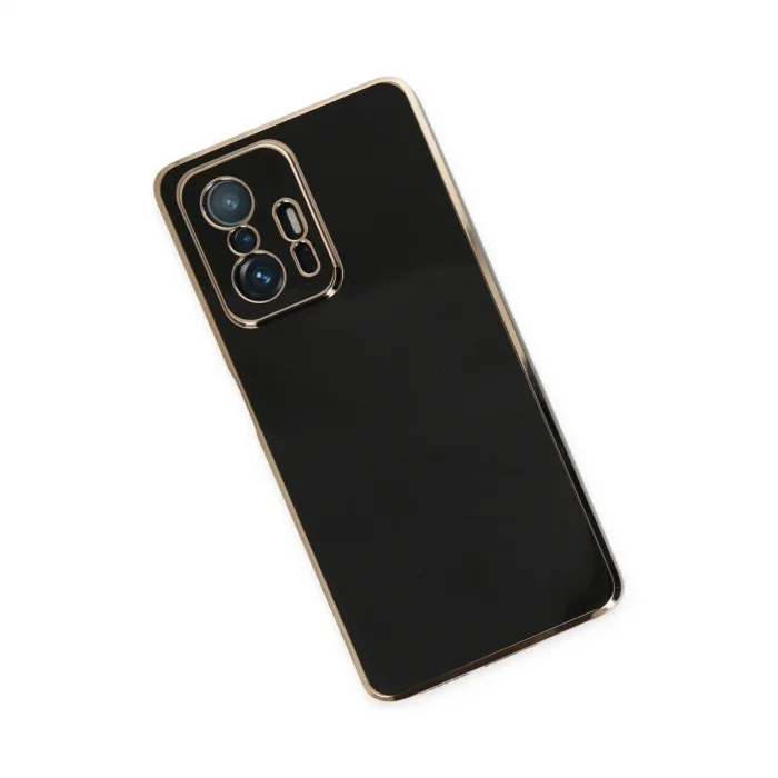 Xiaomi Mi 11t Pro Kılıf Volet Silikon - Siyah