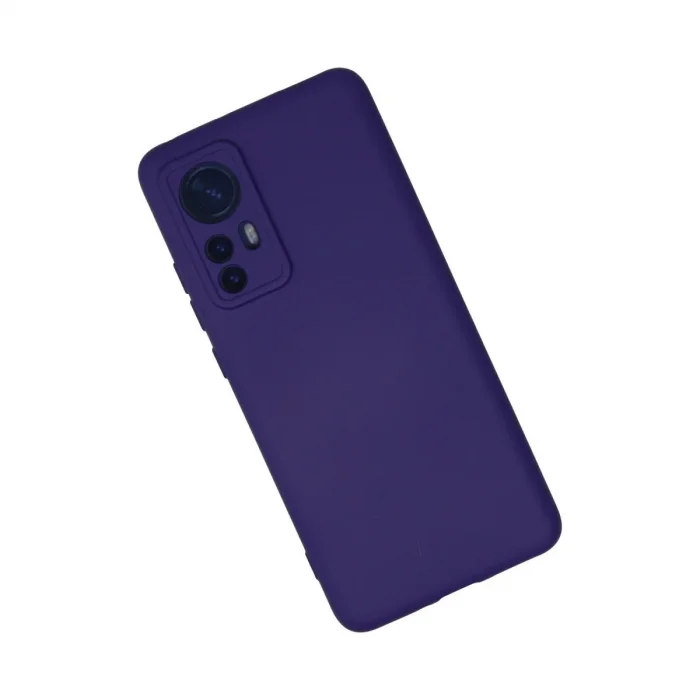 Xiaomi Mi 12 Kılıf Nano İçi Kadife Silikon - Mor