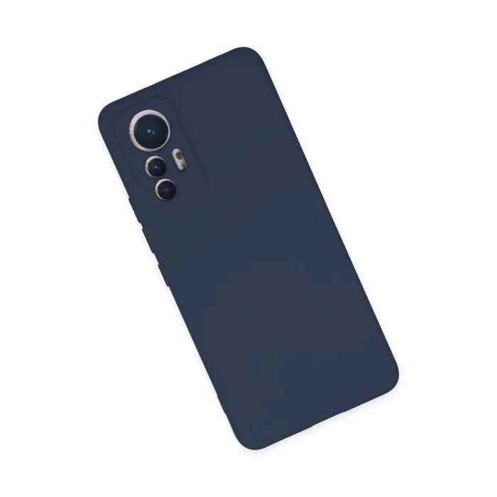 Xiaomi Mi 12 Lite Kılıf Nano İçi Kadife Silikon - Lacivert
