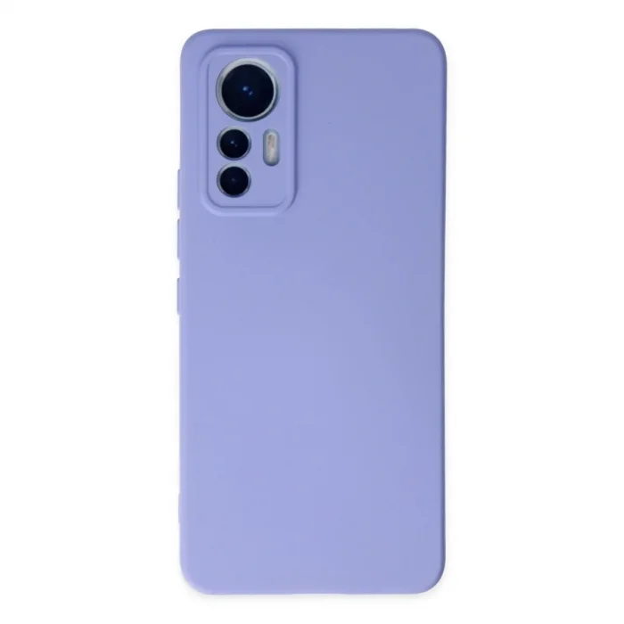 Xiaomi Mi 12 Lite Kılıf Nano İçi Kadife Silikon - Lila