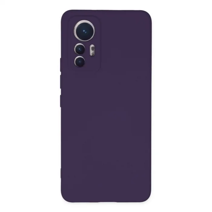 Xiaomi Mi 12 Lite Kılıf Nano İçi Kadife Silikon - Mor