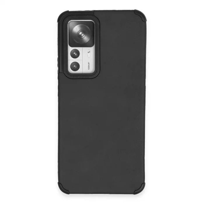 Xiaomi Mi 12t Kılıf Loop Deri Silikon - Siyah