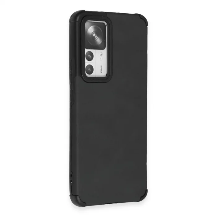Xiaomi Mi 12t Kılıf Loop Deri Silikon - Siyah
