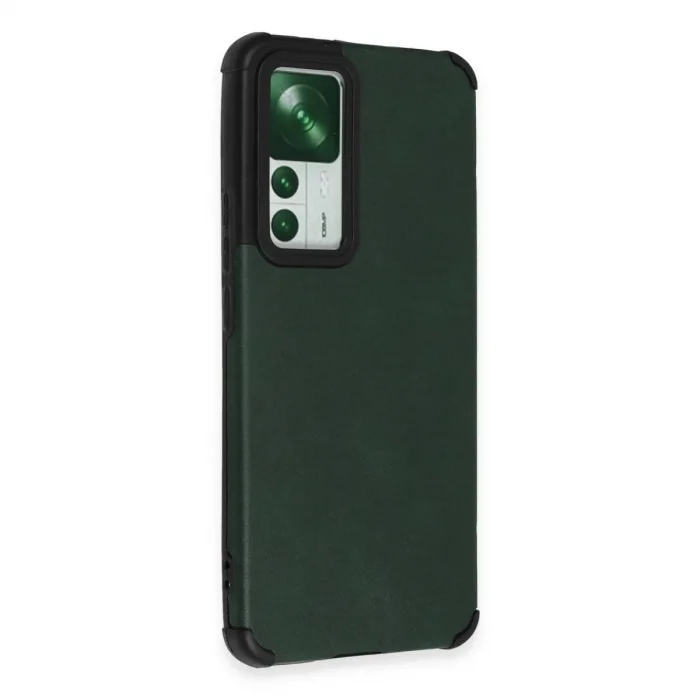 Xiaomi Mi 12t Kılıf Loop Deri Silikon - Yeşil