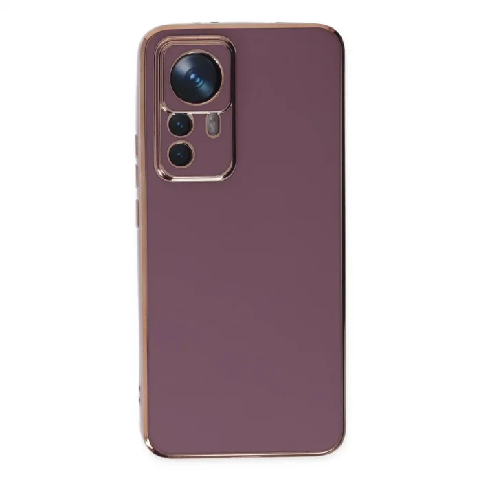 Xiaomi Mi 12t Pro Kılıf Volet Silikon - Mor