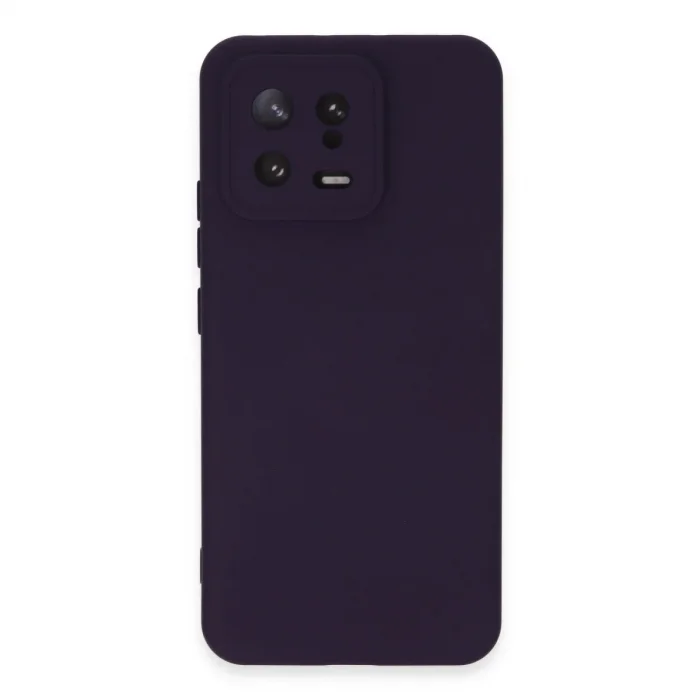 Xiaomi Mi 13 Kılıf Nano İçi Kadife Silikon - Mor