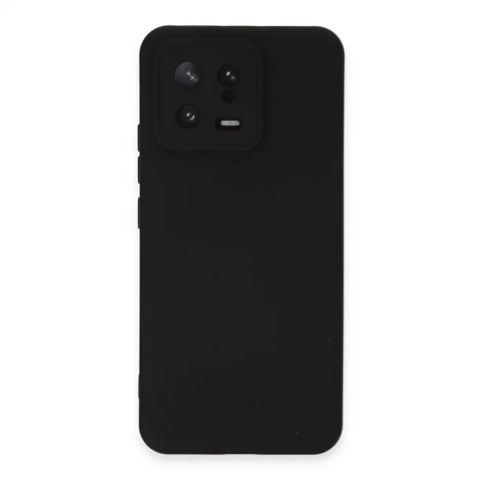Xiaomi Mi 13 Kılıf Nano İçi Kadife Silikon - Siyah