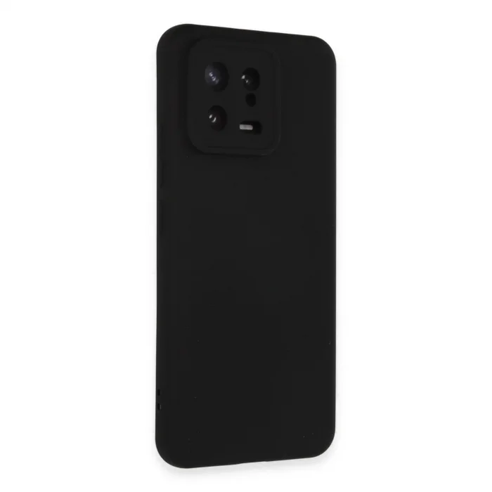 Xiaomi Mi 13 Kılıf Nano İçi Kadife Silikon - Siyah