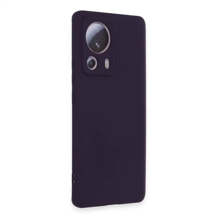 Xiaomi Mi 13 Lite Kılıf Nano İçi Kadife Silikon - Mor
