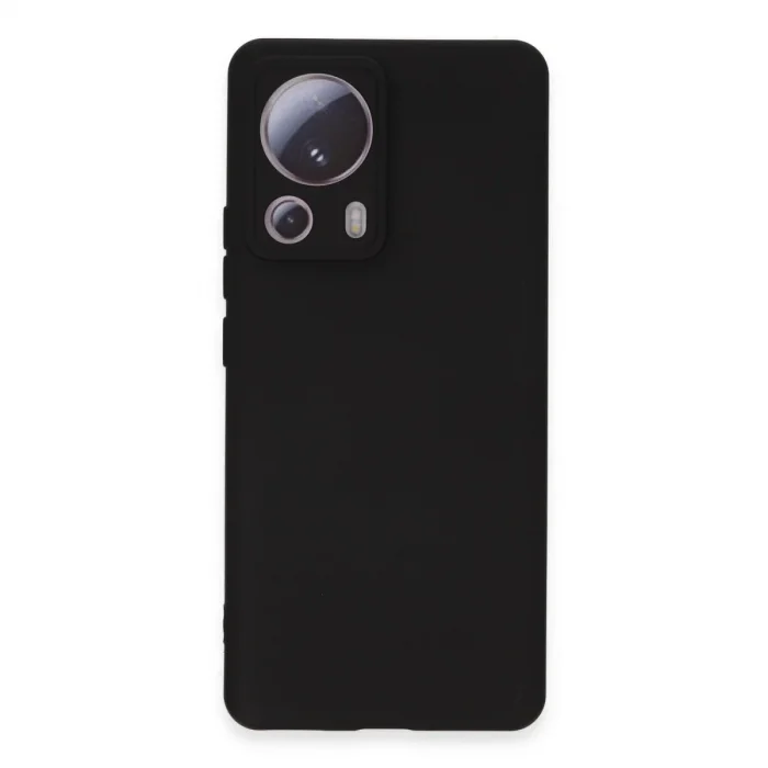 Xiaomi Mi 13 Lite Kılıf Nano İçi Kadife Silikon - Siyah
