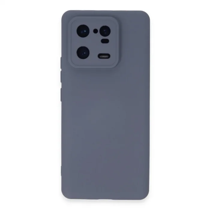 Xiaomi Mi 13 Pro Kılıf Nano İçi Kadife Silikon - Gri
