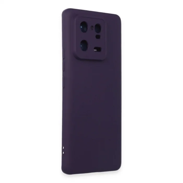 Xiaomi Mi 13 Pro Kılıf Nano İçi Kadife Silikon - Mor