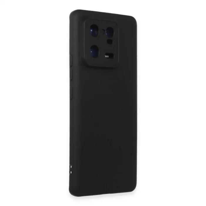 Xiaomi Mi 13 Pro Kılıf Nano İçi Kadife Silikon - Siyah