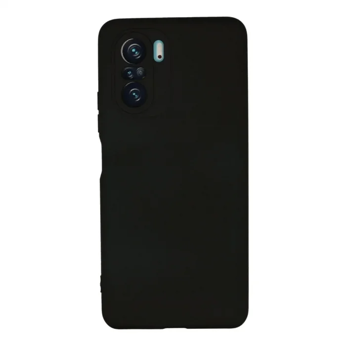 Xiaomi Poco F3 Kılıf Nano İçi Kadife Silikon - Siyah