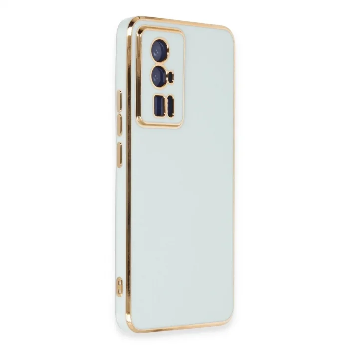 Xiaomi Poco F5 Pro Kılıf Volet Silikon - Açık Yeşil