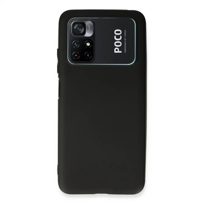 Xiaomi Poco M4 Pro 4g Kılıf First Silikon - Siyah