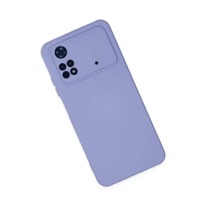 Xiaomi Poco M4 Pro 4g Kılıf Nano İçi Kadife Silikon - Lila
