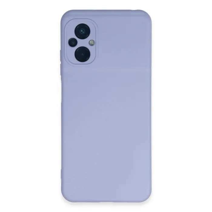 Xiaomi Poco M5 Kılıf Nano İçi Kadife Silikon - Lila