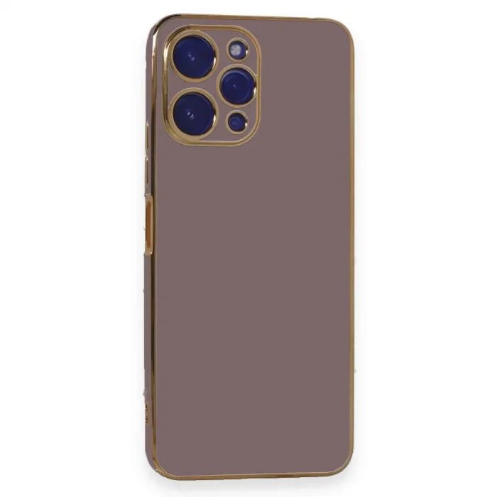Xiaomi Poco M6 Pro 5g Kılıf Volet Silikon - Mor