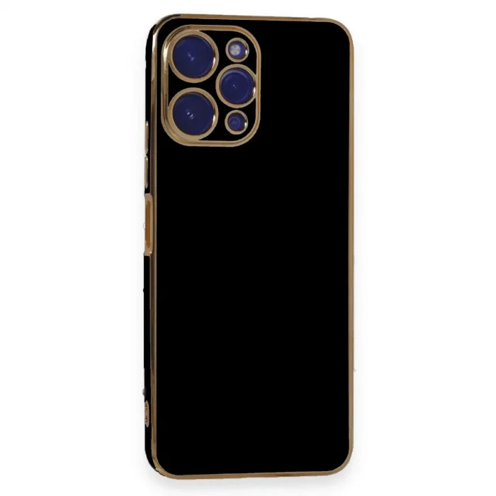 Xiaomi Poco M6 Pro 5g Kılıf Volet Silikon - Siyah