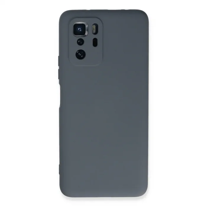 Xiaomi Poco X3 Gt Kılıf Nano İçi Kadife Silikon - Gri