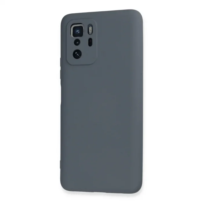 Xiaomi Poco X3 Gt Kılıf Nano İçi Kadife Silikon - Gri