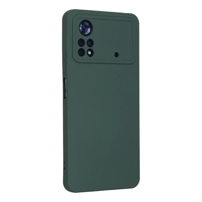 Xiaomi Poco X4 Pro 5g Kılıf Nano İçi Kadife Silikon - Koyu Yeşil