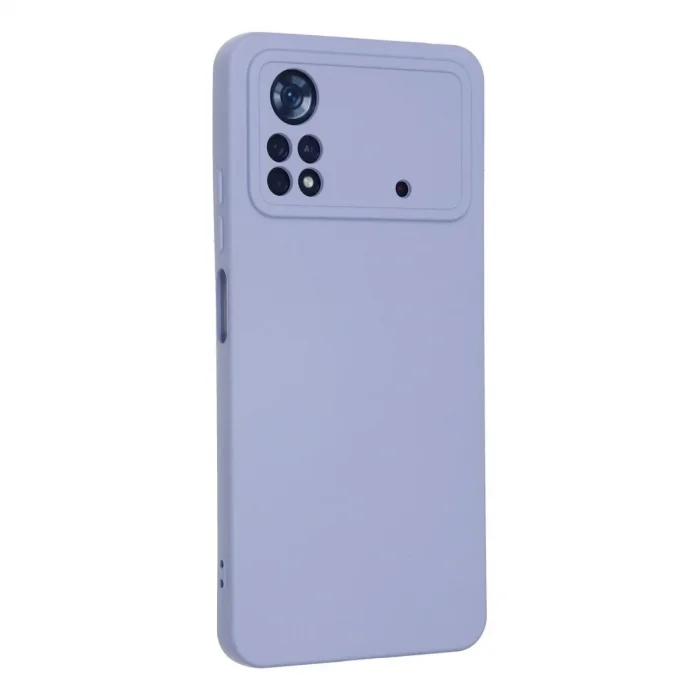 Xiaomi Poco X4 Pro 5g Kılıf Nano İçi Kadife Silikon - Lila