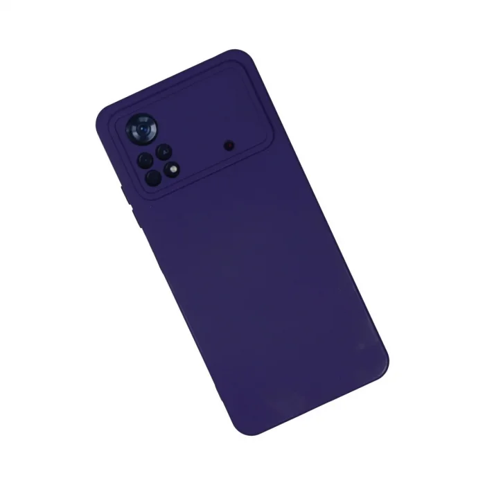 Xiaomi Poco X4 Pro 5g Kılıf Nano İçi Kadife Silikon - Mor