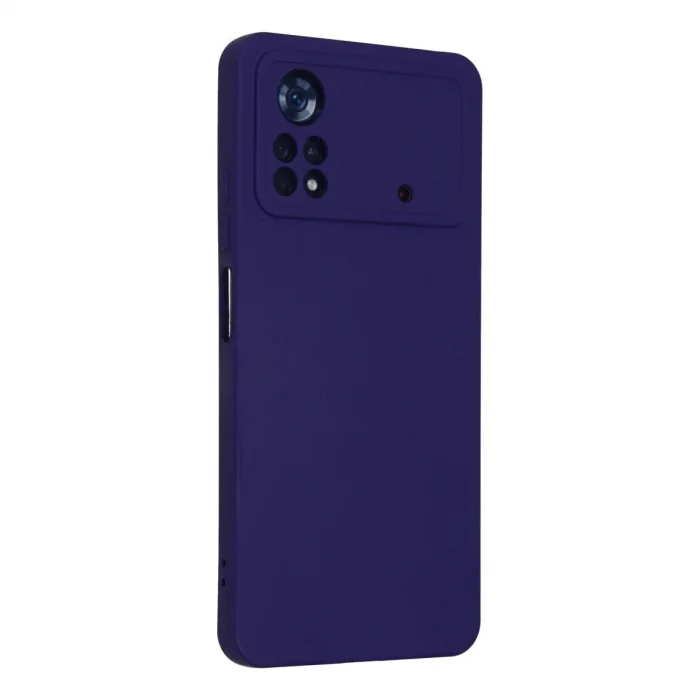 Xiaomi Poco X4 Pro 5g Kılıf Nano İçi Kadife Silikon - Mor