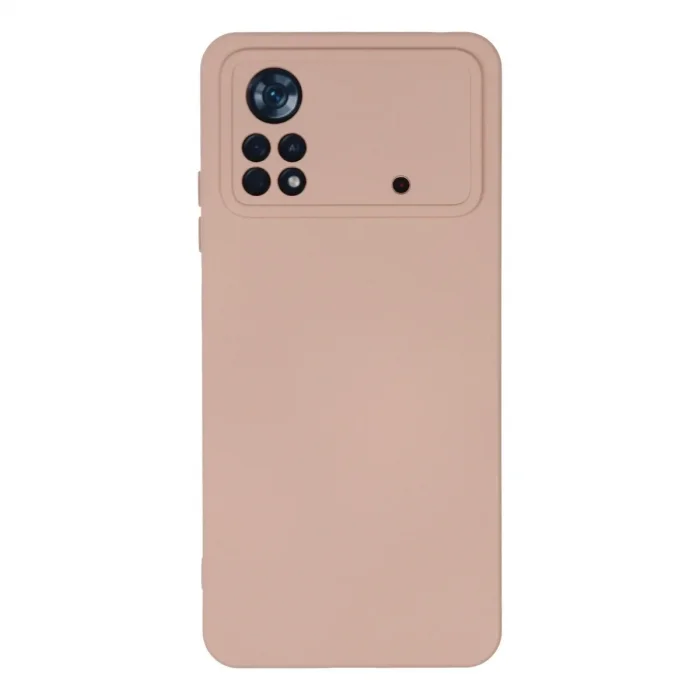 Xiaomi Poco X4 Pro 5g Kılıf Nano İçi Kadife Silikon - Pudra