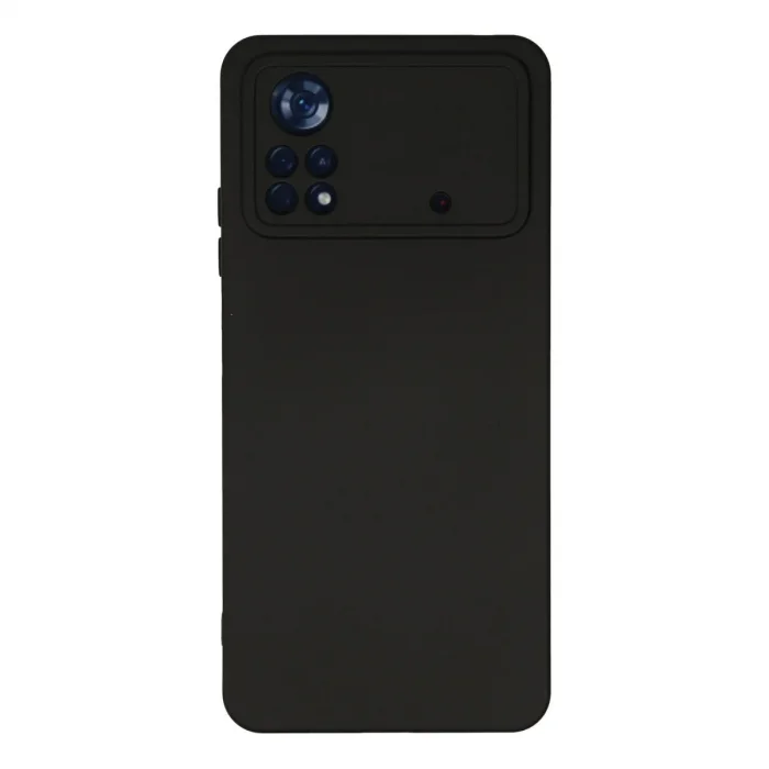Xiaomi Poco X4 Pro 5g Kılıf Nano İçi Kadife Silikon - Siyah