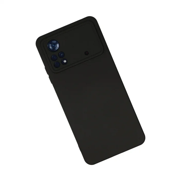 Xiaomi Poco X4 Pro 5g Kılıf Nano İçi Kadife Silikon - Siyah
