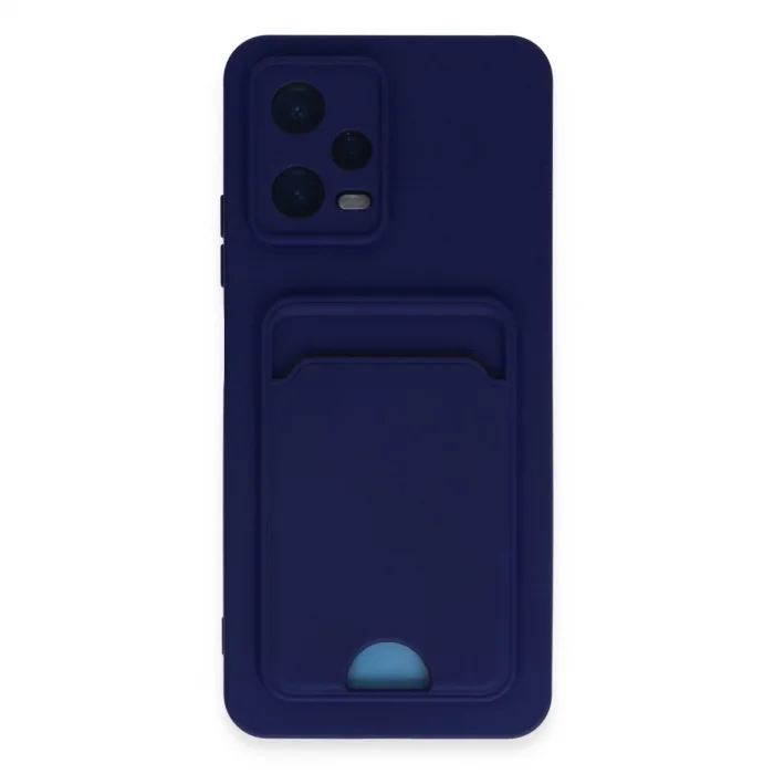 Xiaomi Poco X5 5g Kılıf Kelvin Kartvizitli Silikon - Lacivert