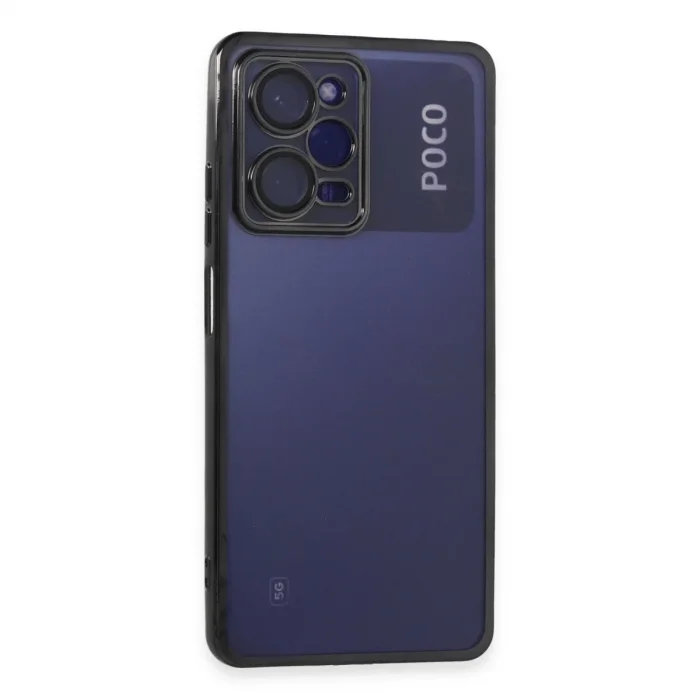 Xiaomi Poco X5 Pro 5g Kılıf Razer Lensli Silikon - Siyah