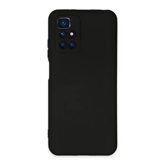 Xiaomi Redmi 10 2022 Kılıf Nano İçi Kadife Silikon - Siyah