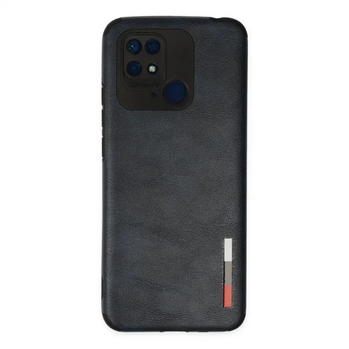 Xiaomi Redmi 10c Kılıf Loop Deri Silikon - Lacivert