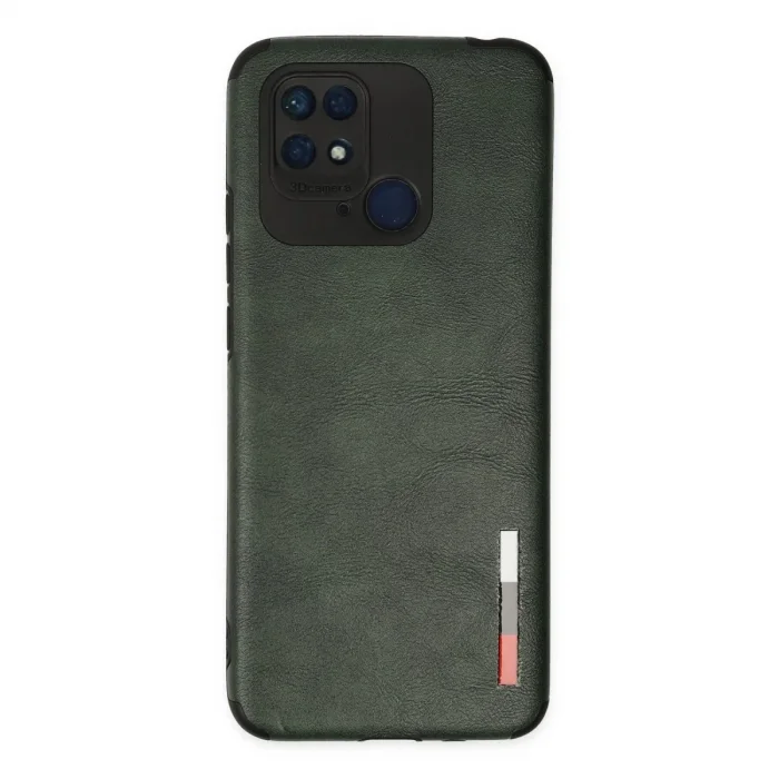 Xiaomi Redmi 10c Kılıf Loop Deri Silikon - Yeşil