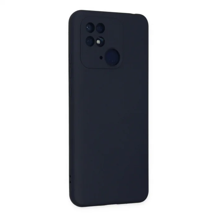 Xiaomi Redmi 10c Kılıf Nano İçi Kadife Silikon - Lacivert