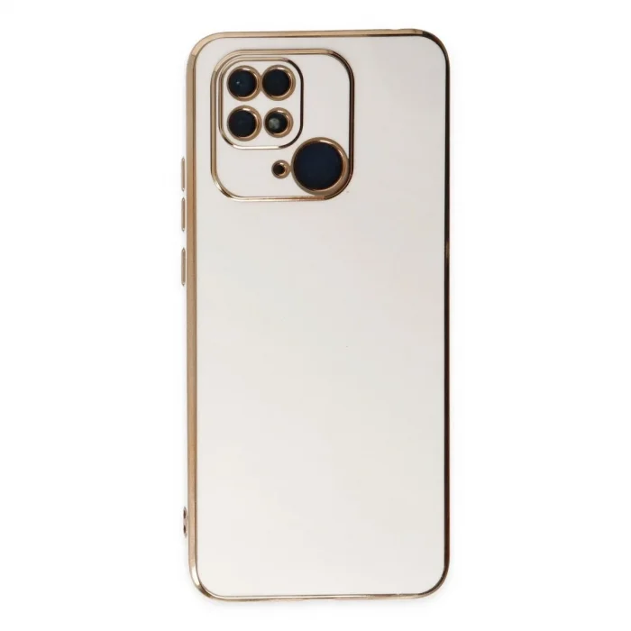 Xiaomi Redmi 10c Kılıf Volet Silikon - Beyaz