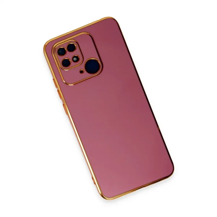 Xiaomi Redmi 10c Kılıf Volet Silikon - Kırmızı