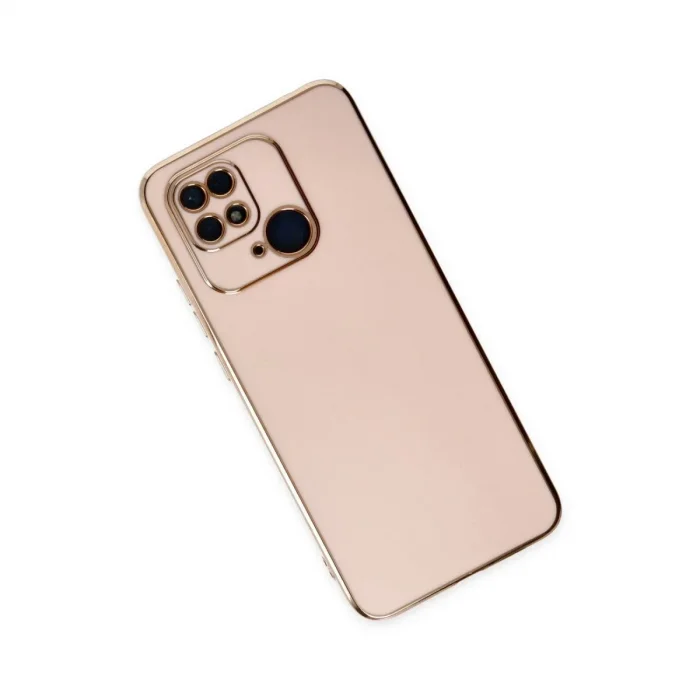 Xiaomi Redmi 10c Kılıf Volet Silikon - Pembe